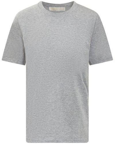 MICHAEL Michael Kors Short-sleeved Crewneck T-shirt - Gray