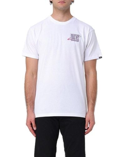 Vans Logo Printed Crewneck T-shirt - White