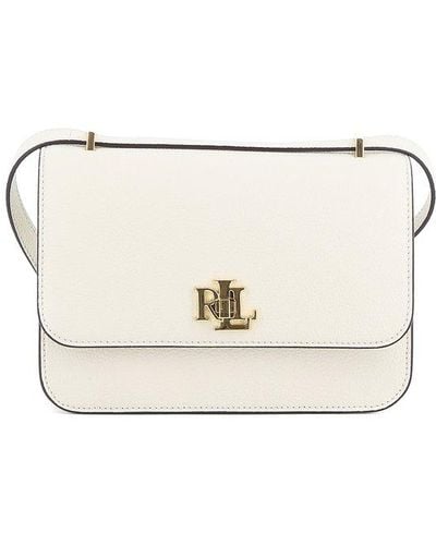 Polo Ralph Lauren Bag In Grained Leather - White