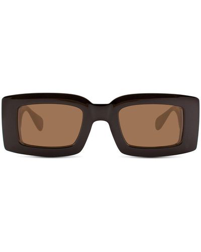 Jacquemus Square Frame Sunglasses - Brown