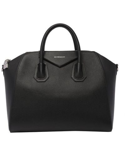Givenchy Antigona Small Leather Tote Bag - Black