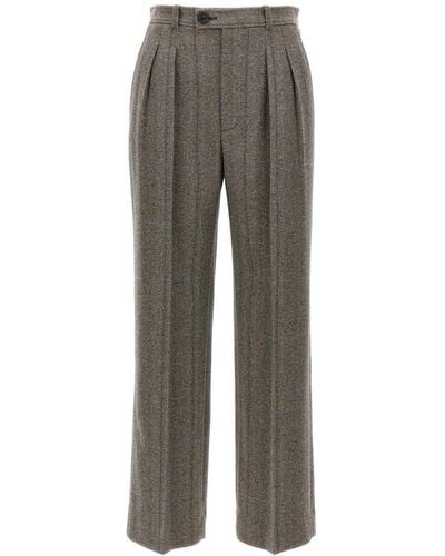 Loro Piana Barbed Cachemire Trousers Multicolour - Grey