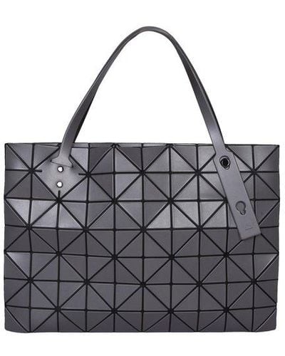 Issey Miyake Geometric Pattern Tote Bag - Blue