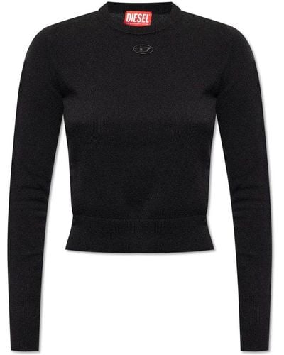 DIESEL ‘M-Areesax’ Wool Sweater - Black