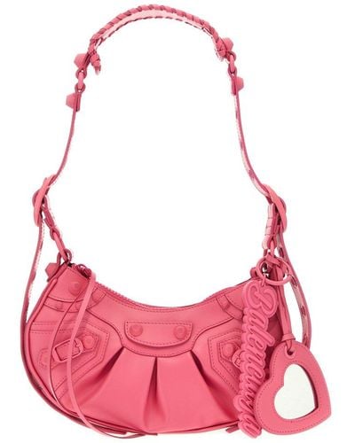 Balenciaga Le Cagole Xs Crossbody Bags - Pink