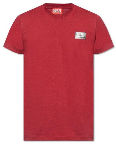 DIESEL 't-diegor-sp' T-shirt, - Red
