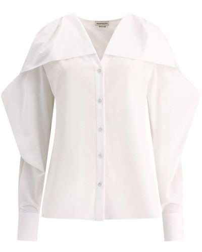 Alexander McQueen Ruffled Shirt - White