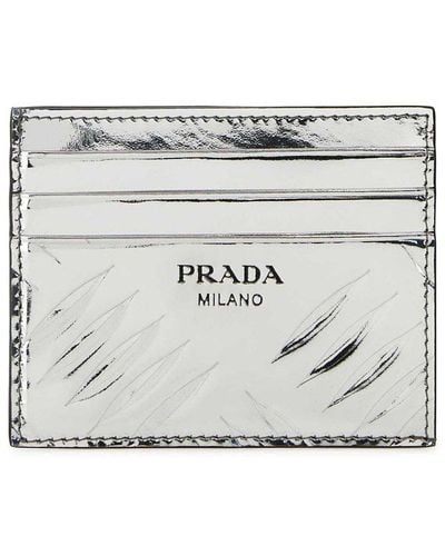 Prada Credit Card Case - Grey