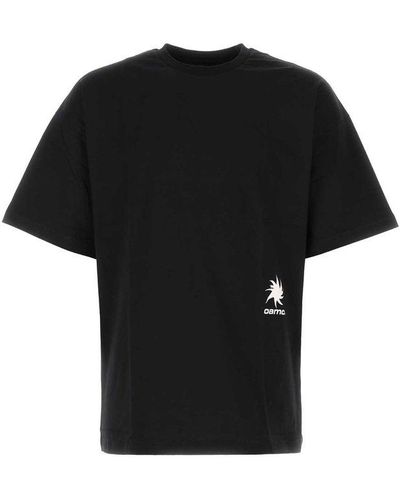 OAMC Graphic-printed Short-sleeved Crewneck T-shirt - Black