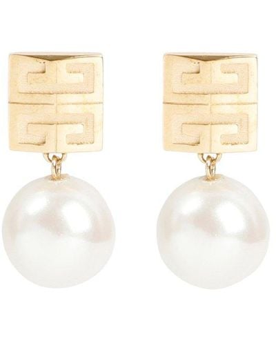 Givenchy 4g Pearl Earrings Jewellery - White