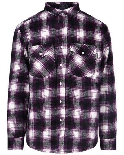 Noon Goons Chequered Button-down Shirt - Purple