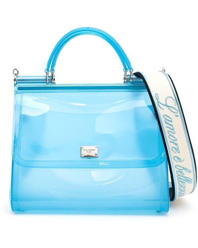 Dolce & Gabbana Pvc Sicily Bag - Blue