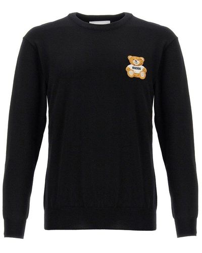 Moschino Teddy Jumper, Cardigans - Black