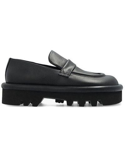 JW Anderson Bumper-tube Round Toe Chunky Loafers - Black