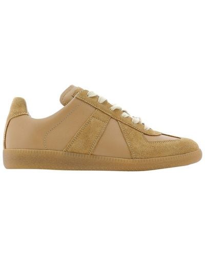 Maison Margiela Replica Panelled Trainers - Brown