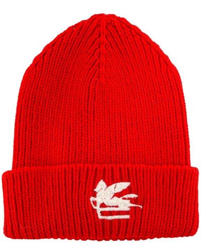 Etro Wool Hat - Red