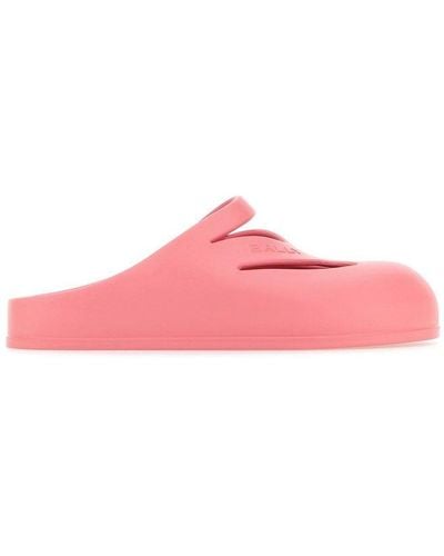 Bally Logo Embossed Sandals - Pink