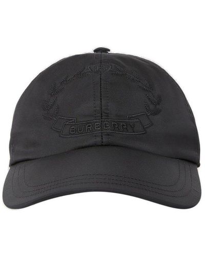 Burberry Oak Leaf Crest Baseball Cap - Black