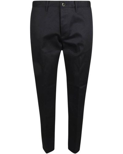 Nine:inthe:morning Easy Slim-fit Trousers - Black