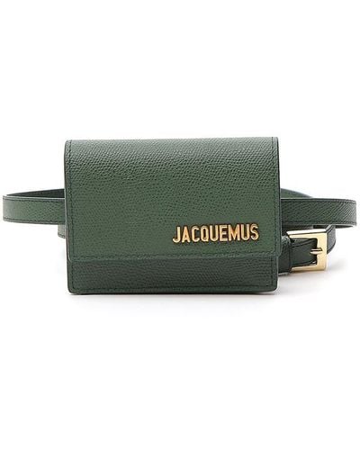 Jacquemus Logo Plaque Belt Bag - Green