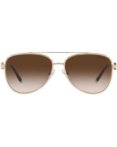 Tiffany & Co. Aviator Frame Sunglasses - Black