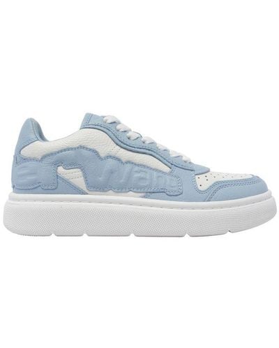 Alexander Wang Logo Embossed Puff Chunky Trainers - Blue