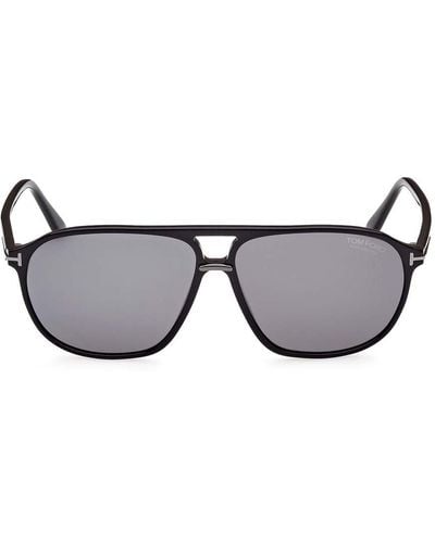 Tom Ford Aviator Frame Sunglasses - Gray
