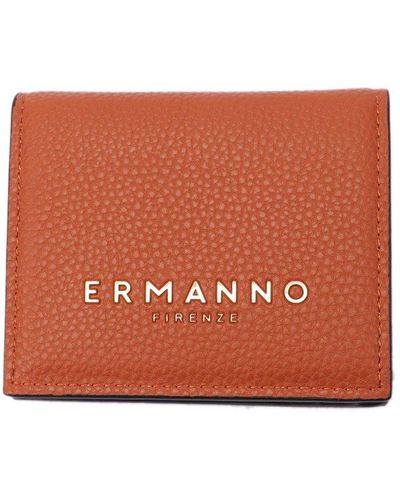 Ermanno Scervino Logo-detailed Bi-fold Wallet - Orange