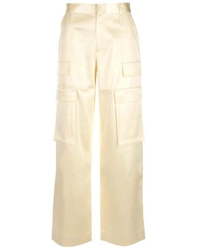 FRAME Relaxed Straight Cargo Pant - Natural