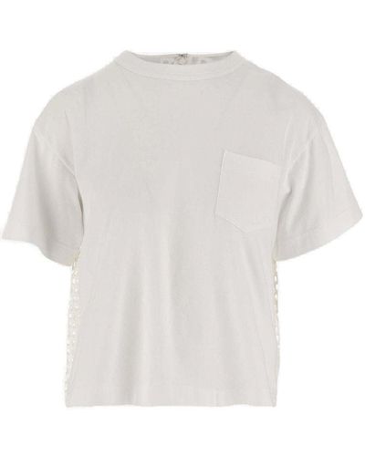 Sacai Cotton T-Shirt - White