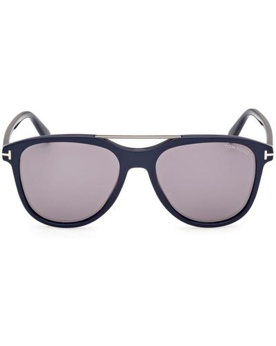 Tom Ford Damian 02 Pilot-frame Sunglasses - Grey