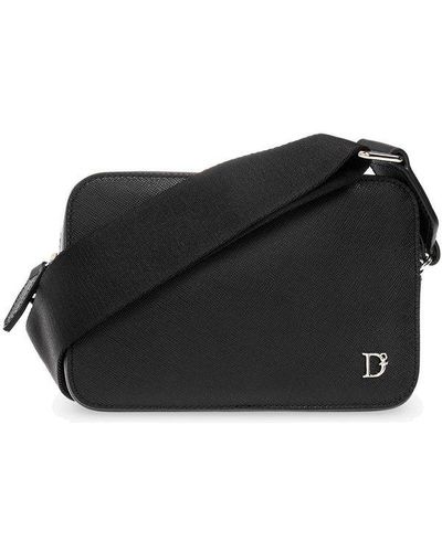 DSquared² Shoulder Bag With Logo - Black