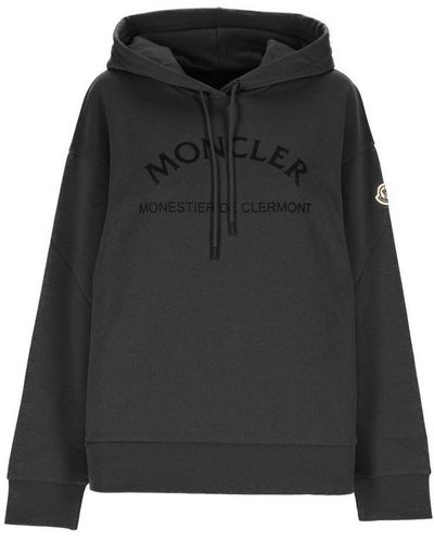 Moncler Logo Hoodie - Blue