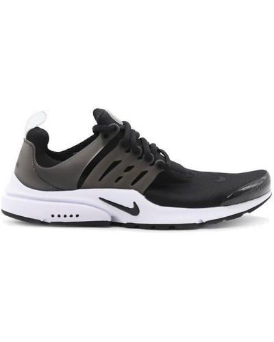 Nike Air Presto Lace-up Sneakers - Black