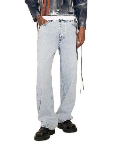 Eytys Benz Mid-rise Jeans - Blue