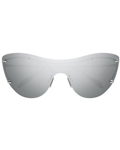 Alexander McQueen Frameless Sunglasses - White