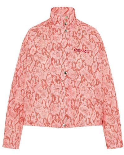 KENZO Multicolour Polyester Jacket - Pink