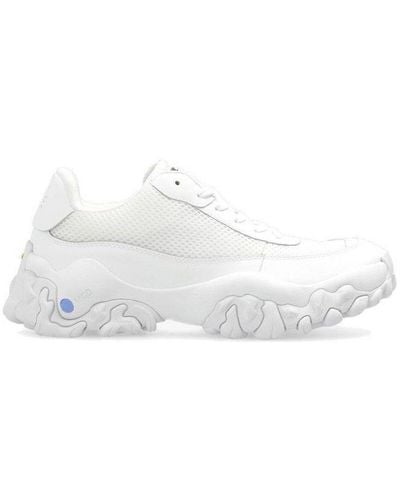 McQ Crimp Lace-up Sneakers - White
