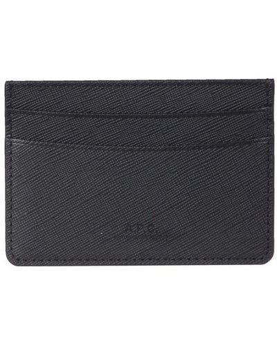 A.P.C. Andre Card Holder - Gray