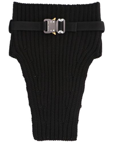 1017 ALYX 9SM Knitted Neck Warmer - Black
