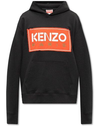 KENZO Hoodie With Logo, - Red