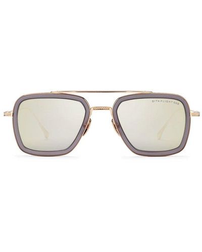 Dita Eyewear Square Frame Sunglasses - Brown