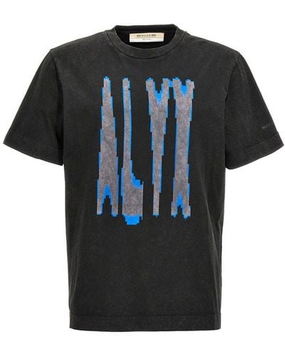1017 ALYX 9SM Logo Print T-Shirt - Black