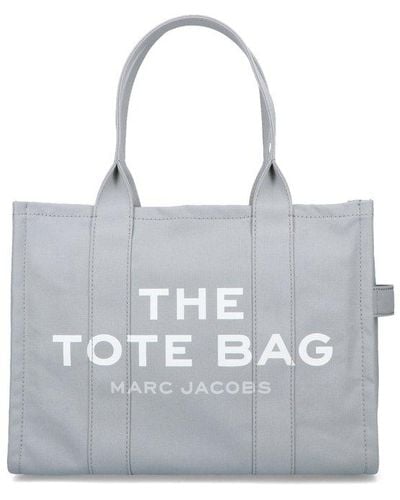 Marc Jacobs The Tote Logo Patch Medium Tote Bag - White