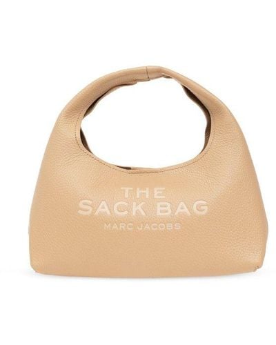 Marc Jacobs Logo Debossed Mini Top Handle Bag - Metallic