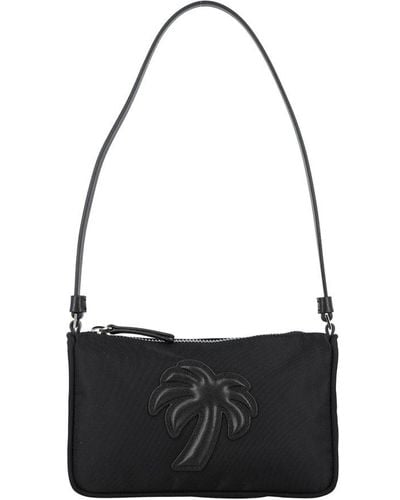 Palm Angels Palm Nylon Shoulder Bag - Black