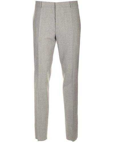Alexander McQueen Classic Slim Trousers - Grey