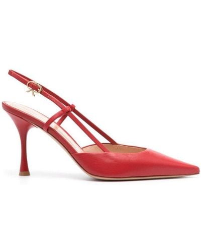 Gianvito Rossi Slingback Pumps - Red