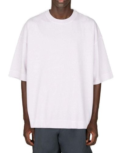 Dries Van Noten Drop Shoulder Oversized T-shirt - White