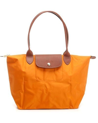 Longchamp Le Pliage Original Small Shoulder Bag - Orange